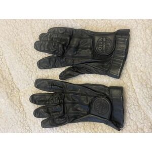 Vintage Harley Davidson Womens Large Black Leather G
